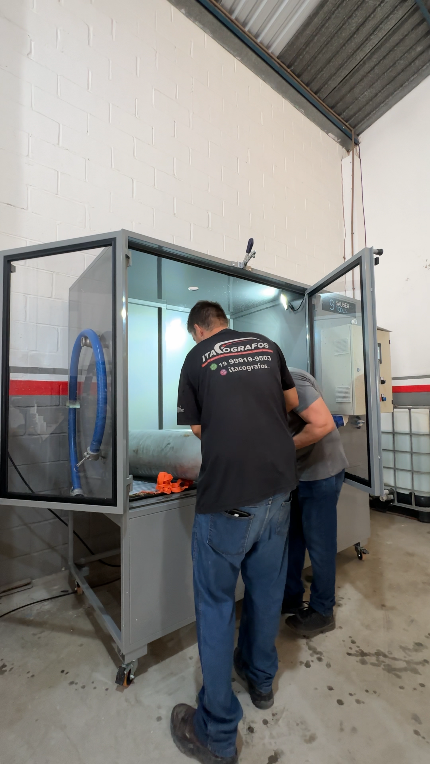 Máquina de aferição Itacógrafos